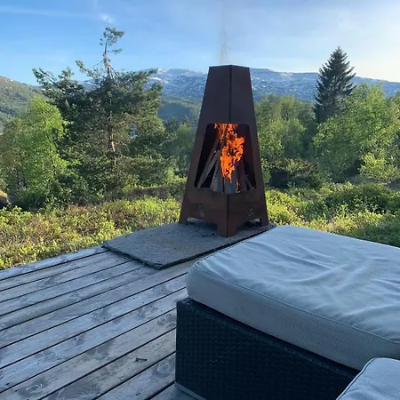 At Kvamskogen With A Great View *